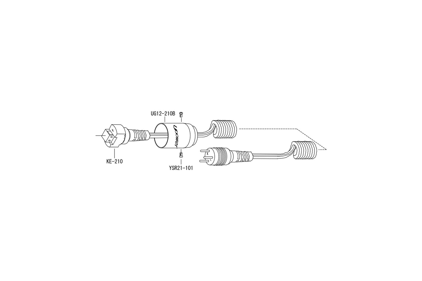 Upower UP-200 Handpiece Individual Replacement Parts
